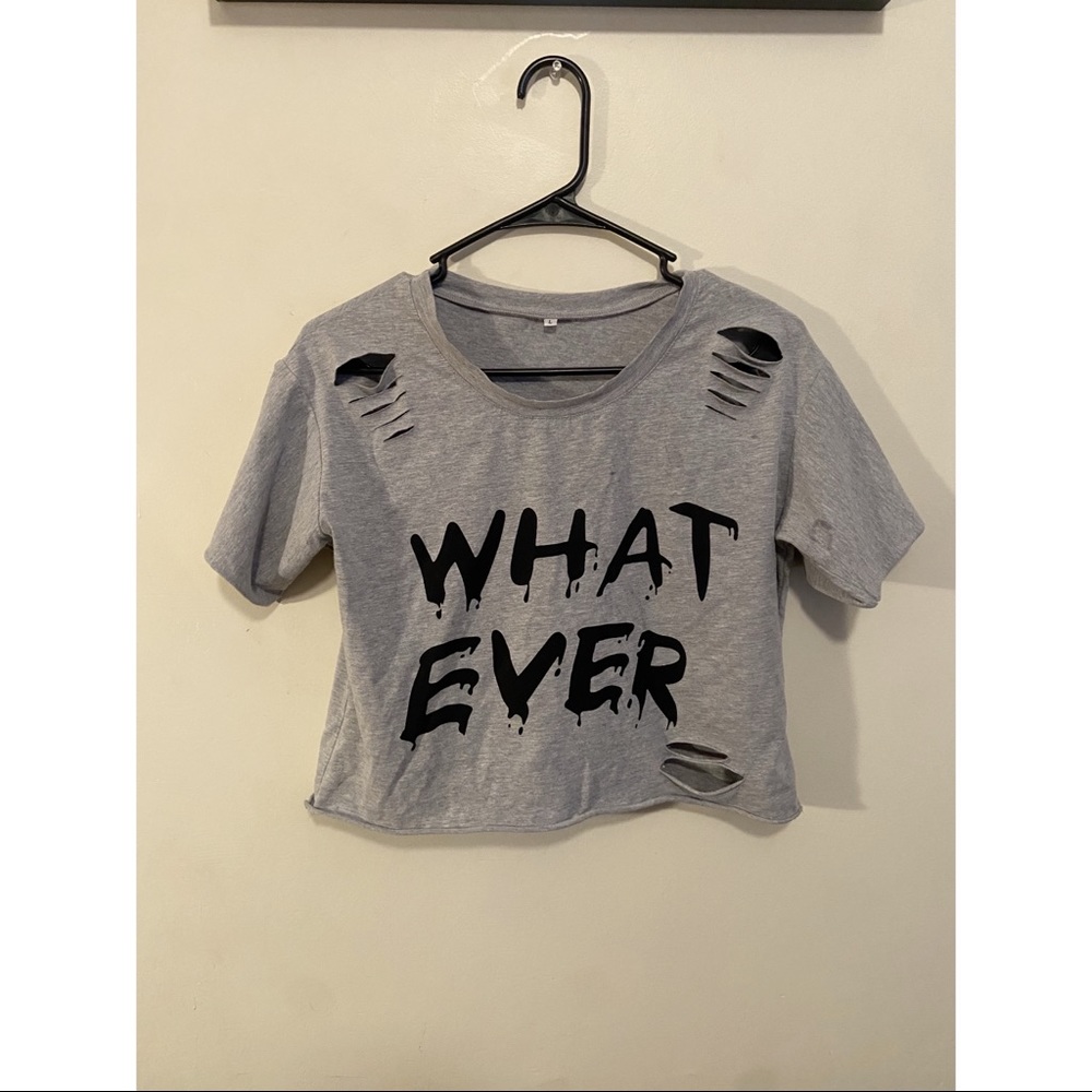 Large Ripped Whatever Tee